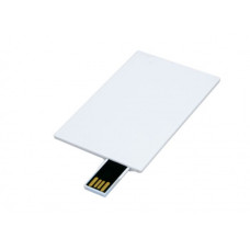 Флешка в ввиде карты, выдвижной механизм 16Гб, цвет Белый, USB2.0-114_1940495