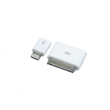 Набор переходников I-phone_4,5 для микро USB кабеля, белый-114_2100323