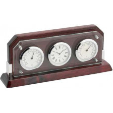 Часы настольные с термометром и гигрометром, Linea del Tempo, (A9256R)-114_2630503