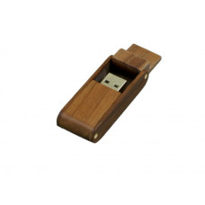 Флешка прямоугольная из дерева с раскладным корпусом 32 Гб. Красный, USB2.0-114_1970489