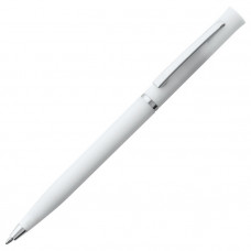 Ручка шариковая Euro Chrome, белая-114_2312586