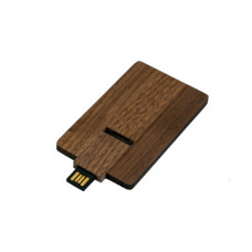 Флеш-накопитель в виде деревянной карточки 16 Гб. Красный, USB2.0-114_1940554