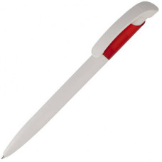 Ручка шариковая Bio-Pen, белая с красной вставкой-114_2380026