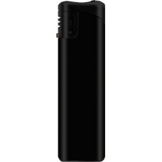 Пьезозажигалка многоразовая серия Matt Black/Black Cap Е-101, чёрная-114_3610044