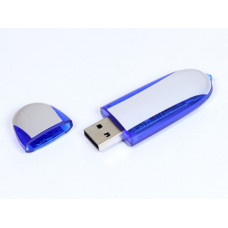 Флеш-накопитель промо овальной формы, 64 Гб.Синий, USB3.0-114_1990099