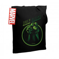 Холщовая сумка Hulk Smash, черная-114_2480304