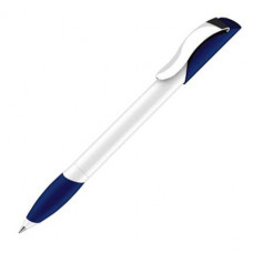 Ручка шариковая Senator, модель Hattrix Polished Basic SG MC (3201), цвет тёмно-синий / белый-114_2540591