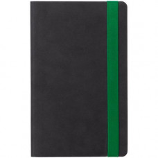 Ежедневник Velours, недатированный, черный с зеленым-114_3021852
