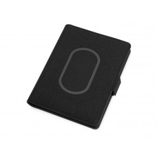 Органайзер с беспроводной зарядкой 'Powernote', 5000 mAh, чёрный-114_1770836