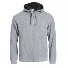 Толстовка мужская Classic Hoody Full Zip, цвет серый меланж, размер S-114_3361197