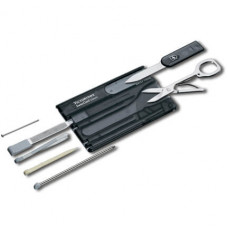 Швейцарская карточка VICTORINOX SwissCard Classic, 10 функций, полупрозрачная чёрная-114_6060116