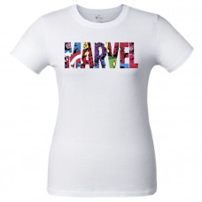 Футболка женская Marvel Avengers, белая, S-114_3314235