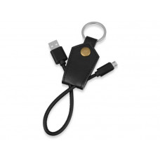 Кабель-брелок USB-MicroUSB Pelle, черный-114_1760346