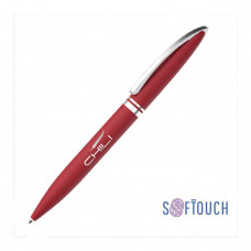 Ручка шариковая 'Rocket', покрытие soft touch, цвет красный-114_2330995