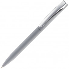 Ручка шариковая Pin, с покрытием SOFT TOUCH, серая-114_2590149