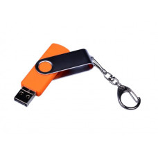 Флешка c разъемами MicroUSB и TypeC, 32Гб,  цвет Оранжевый, USB2.0-114_1970456