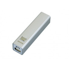 Универсальное зарядное устройство_ power bank. Серебряный - 2600 Mah-114_1750185