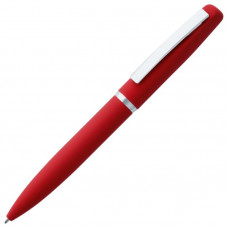Ручка шариковая Bolt с покрытием SOFT TOUCH, красная-114_2330567