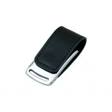Флешка с кожаным корпусом эргономичный дизайн 64 Гб.Черный, USB3.0-114_1990365