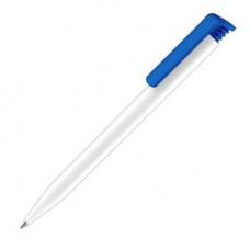 Ручка шариковая Senator, модель Super Hit Polished Basic (2955), цвет голубой / белый-114_2540781