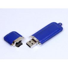 Флешка кожаная прямоугольная 32 Гб. Синий, USB3.0-114_1970595