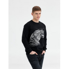Свитшот мужской Like a Tiger, черный, размер S-114_3363707