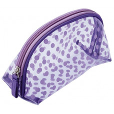 Косметичка 'Горох' DEWAL BEAUTY -purple,  19х8,5х11,5см-114_4020122