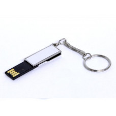 Флешка с мини чипом, поворотный механизм ,8 Гб.Серебряный, USB2.0-114_1930647
