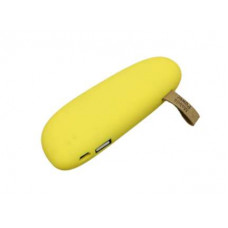 Маленькое универсальное зарядное устройство power bank в форме камня, желтый  (2200MAH)-114_2150779