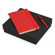 Подарочный набор Moleskine Indiana с блокнотом А5 Soft и ручкой, красный-114_2110033