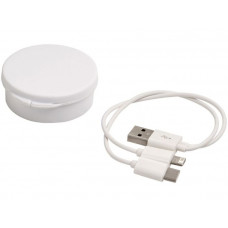 Кабель для зарядки Versa 3-в-1 в футляре, белый-114_1760386