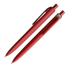 Ручка шариковая Prodir, модель DS8 PRR с покрытием SOFT TOUCH, цвет красный-114_2311440