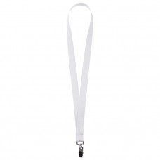 Лента для бейджа Neckband, белая-114_1980162