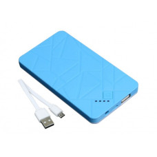 Универсальное зарядное устройство power bank PB под нанесение логотипа прямоугольной формы, синий-114_1750221