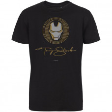 Футболка Tony Stark Icon, черная, S-114_3314314