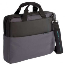 Сумка для ноутбука 'Qibyte Laptop Bag', тёмно-серая с чёрными вставками-114_2430051